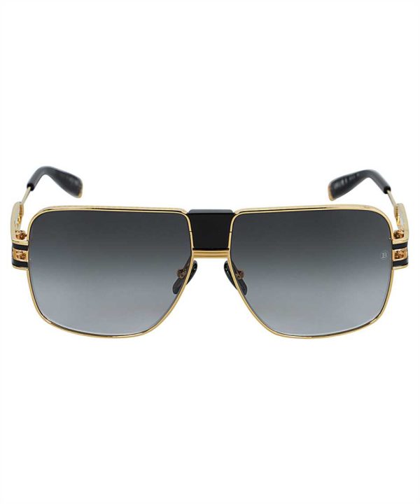 BALMAIN BPS-103A-60 Women Sunglasses GOLD/MATTE BLACK