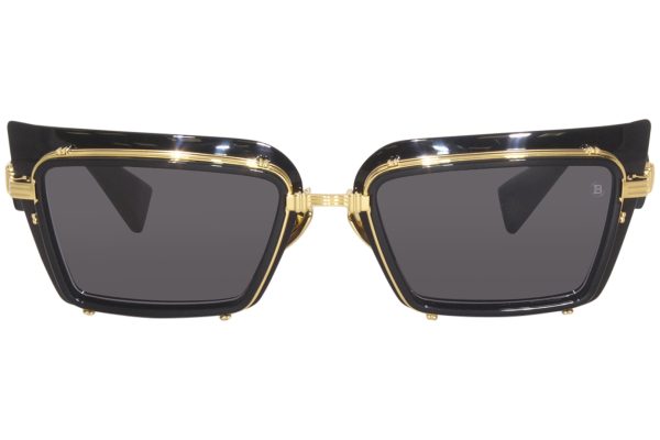 BALMAIN BPS-130A-52 Unisex Sunglasses Black/Gold
