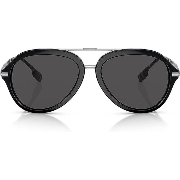 BURBERRY B 4377 3001/87 Unisex Sunglasses BLACK