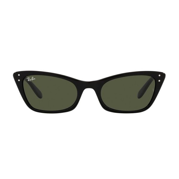Ray-Ban RB2299 LADY BURBANK SH SU CATEYE Women Sunglasses Polished Black