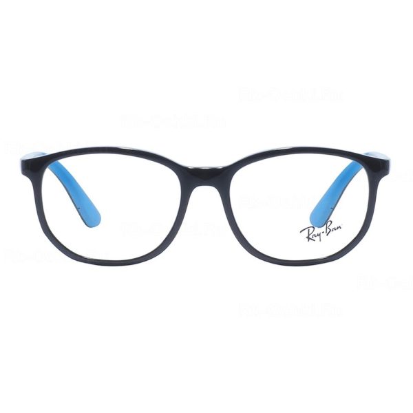 Ray-Ban RB1619 3862 Kid Optical Frame Polished Black On Blue