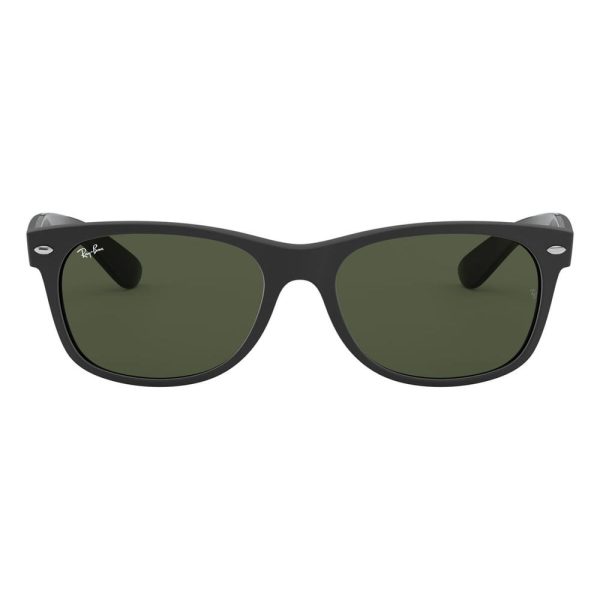 Ray-Ban RB 2132 6462/31 Unisex Sunglasses Black Rubber on Black