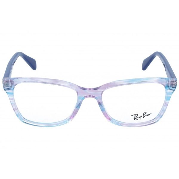Ray-Ban RB1591 3807 Kid Optical Frame Polished Violet Striped Multicolor