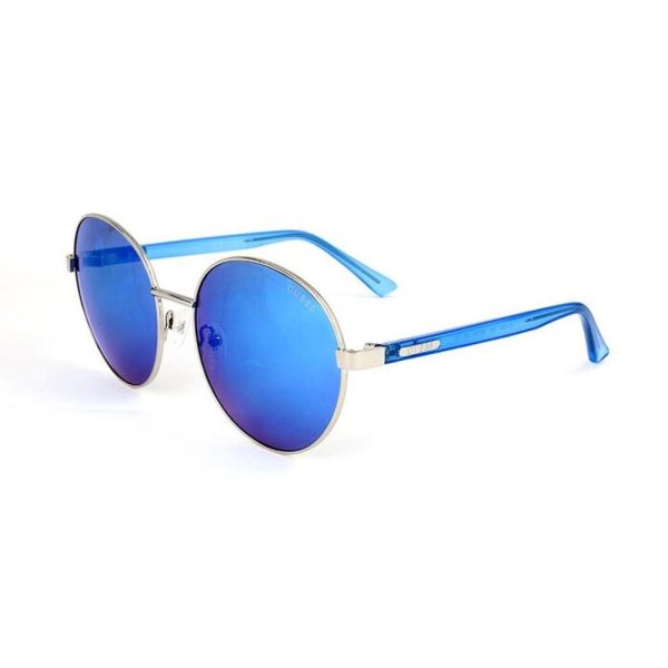 GUESS GU 7388 10X Women Sunglasses Shiny Light Nickeltin