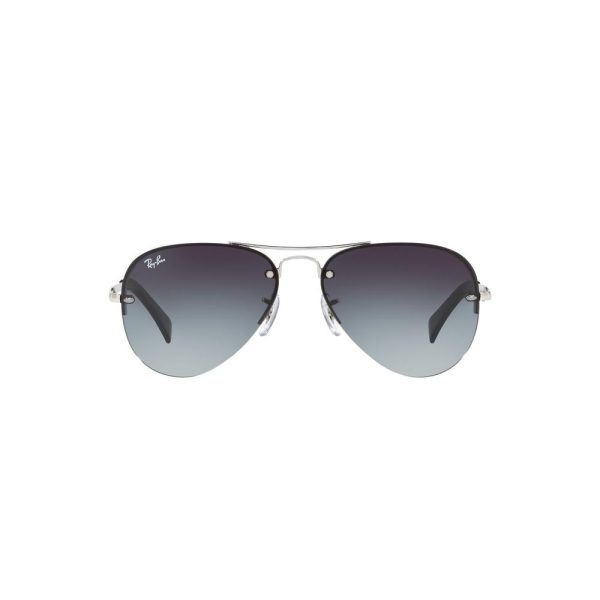 Ray-Ban RB 3449 003/8G Unisex Sunglasses Silver