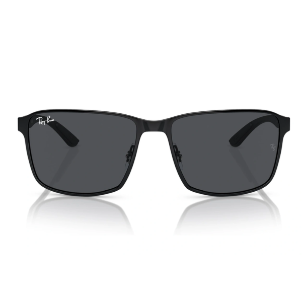 Ray-Ban RB 3721 186/87 Unisex Sunglasses BLACK