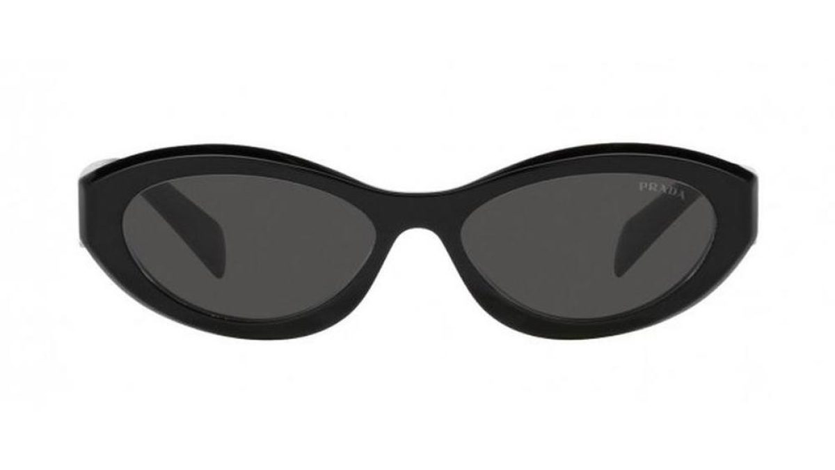 サングラス PRADA Woman Sunglasses Black SPR A12 16K-08Z Prada Sunglasses SPRA12-F 16K-08Z Black Asian Fit Frames