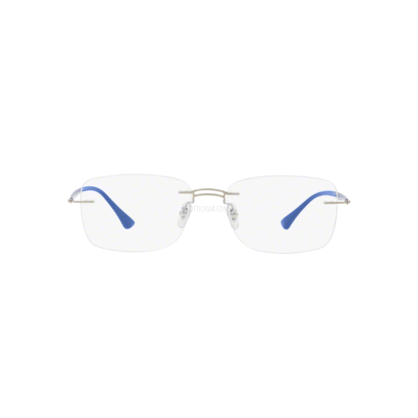Ray-Ban RB 8750 1193 Unisex Optical Frame Argento