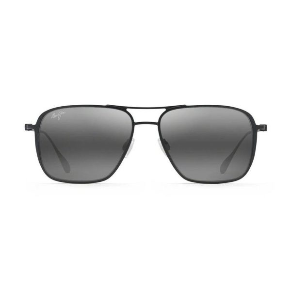MAUI JIM MJ 541-2M Men Sunglasses Matte Black
