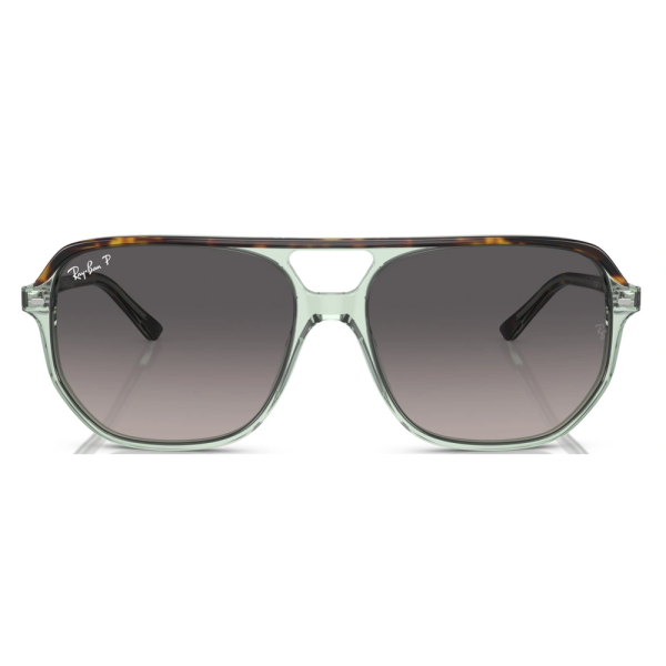 RAYBAN RB 2205 1376/M3 Unisex Sunglasses Havana On Transparent Green