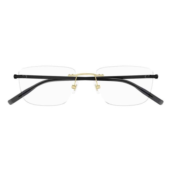 MONT BLANC MB0281O 006 Men Optical Frame Gold (Shiny Light Gold)