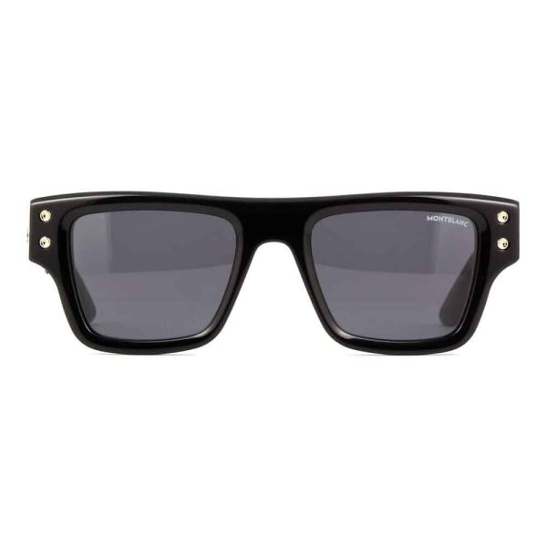 MONT BLANC MB0253S 001 Men Sunglasses Shiny black