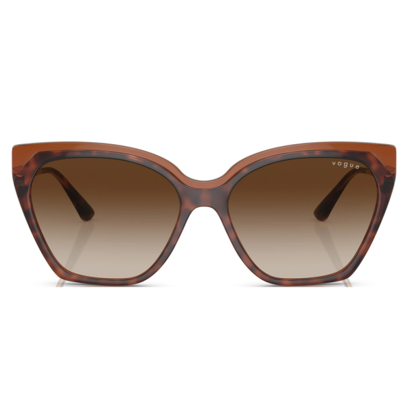 VOGUE VO 5521-S 238613 Women Sunglasses Top Dark Havana/Light Brown