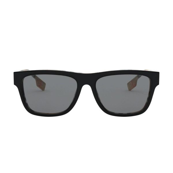 BURBERRY B 4293 3806/87 Men Sunglasses Top Black On Vintage Check