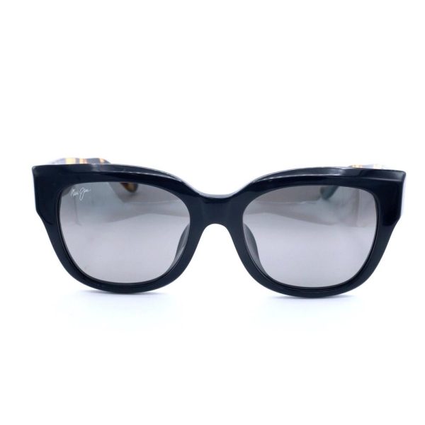 MAUI JIM MJ 801-02B Women Sunglasses Black Tortoise