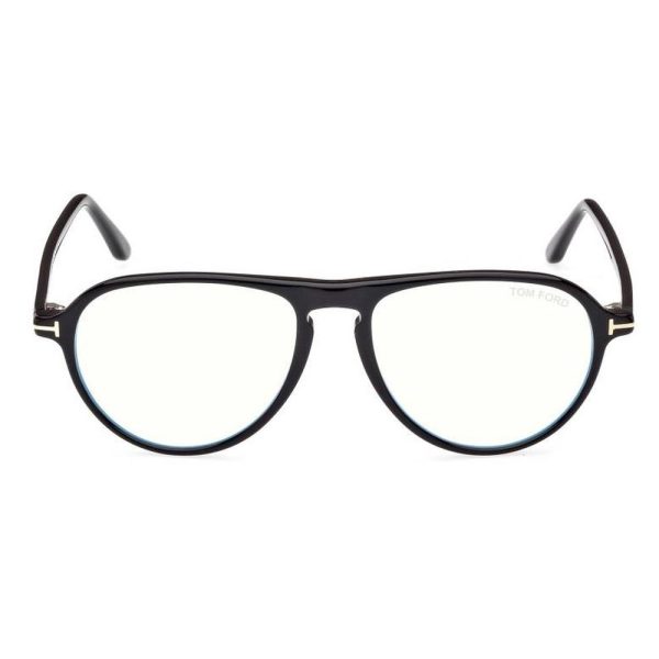 TOM FORD FT 5869-B 001 Men Optical Frame SHINY BLACK