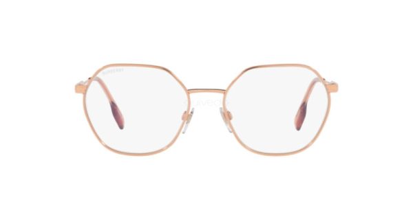 BURBERRY B 1350 1337 Women Optical Frame Rose gold