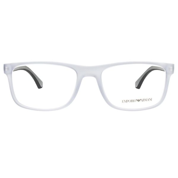 EMPORIO ARMANI EA 3147 5012 Men Optical Frame Matte Transparent Grey