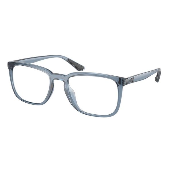 COACH HC 6212U 5758 Men Optical Frame TRANSPARENT BLUE