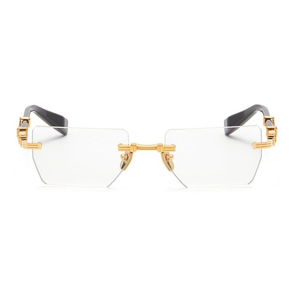 BALMAIN BPX 150-A PIERRE Unisex Optical Frame Gleaming Gold with Shiny Black