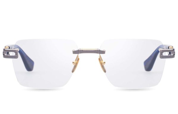 DITA DTX154-A-02 Women Optical Frame Antique Silver Blue Swirl