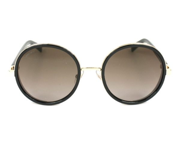 JIMMY CHOO ANDIE/S J7QJ6 Women Sunglasses Black and gold
