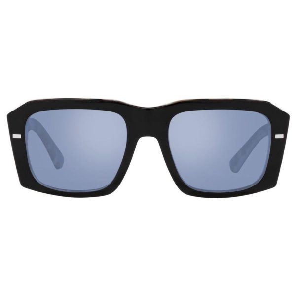 DOLCE&GABBANA DG 4430 3403/1U Men Sunglass Black On Grey Havana