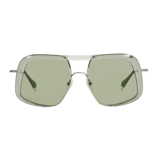 GIGISTUDIOS 6690/7 1190 M SIL Women Sunglasses Transparent green