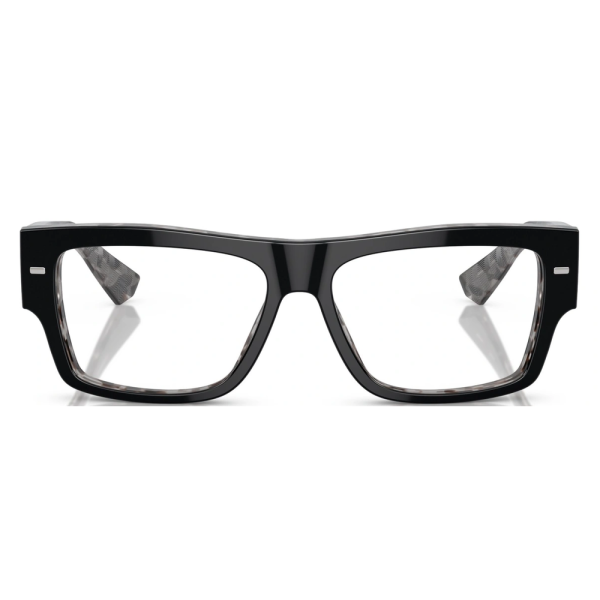 DOLCE&GABBANA DG 3379 3403 Men Optical Black On Grey Havana