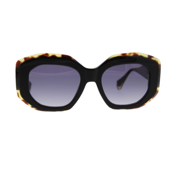 GIGISTUDIOS 6738/1 GABRIELLA Women Sunglasses BLACK/BROWN TORTOISE