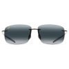 MAUI JIM MJ 422-0225 Men Sunglass Black