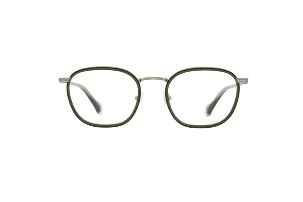 GIGISTUDIOS 6645/7 FLEMING M/FULL Men Optical Frame Black / Silver