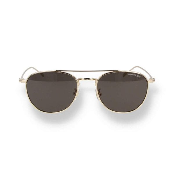 MONT BLANC MB0211S-005 Men Sunglasses GOLD