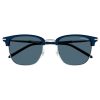 MONT BLANC MB0242S-004 Men Sunglass Shiny Blue