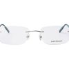 MONT BLANC MB0221O-004 Men Optical Frame Silver