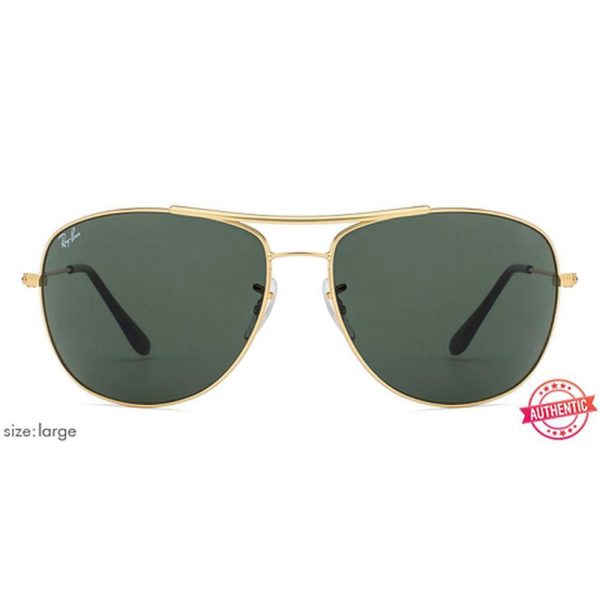 Ray-Ban RB3412I 001/3F Unisex Sunglass Gold