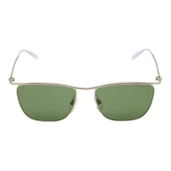 MONT BLANC MB0167S 002 Men Sunglass Gold