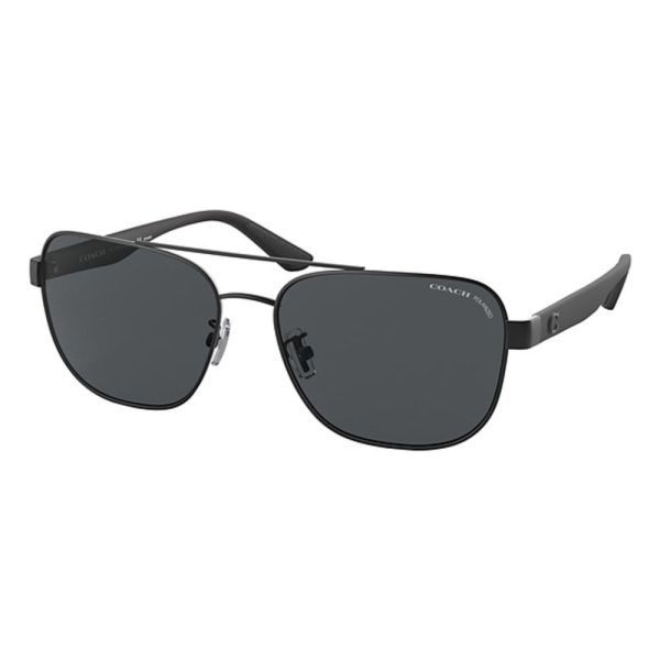 COACH HC 7122 938081 Men Sunglasses BLACK