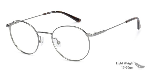 CALVIN KLEIN CK19119 008 Unisex Optical Frame Silver Gunmetal - Image 2
