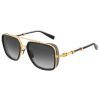 BALMAIN BPS-108A-58 Unisex Sunglasses GOLD, Gray - Image 2