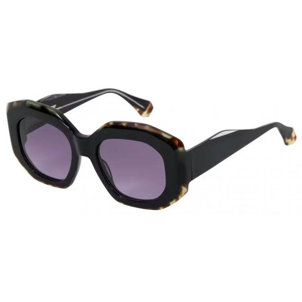 GIGISTUDIOS 6738/1 GABRIELLA Women Sunglasses BLACK/BROWN TORTOISE - Image 2