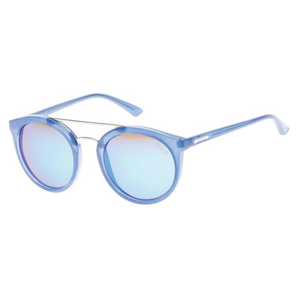 GUESS GU 7387 90X GUESS Women Sunglasses TRANSPARENT BLUE - Image 2