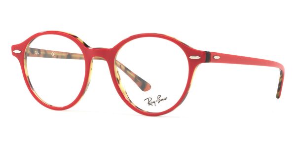 Ray-Ban RB 7118 5714 Unisex Optical Frame Bordeaux on Havana Green - Image 2