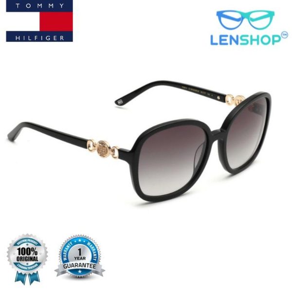 TOMMY HILFIGER TH2614 C1 Women Sunglasses BLACK - Image 2