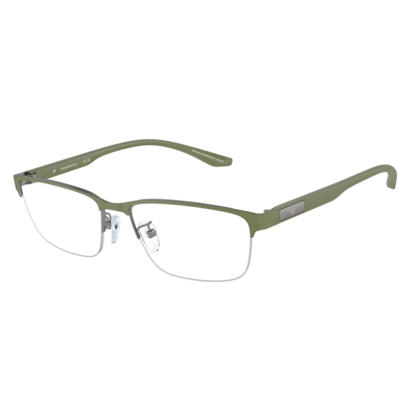 EMPORIO ARMANI EA 1147 3367 Men Optical Frame Matte Gunmetal/Sage Green - Image 2