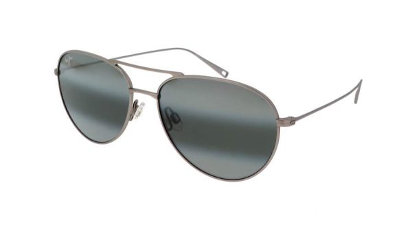 MAUI JIM MJ885-17 Unisex Sunglasses Silver - Image 2