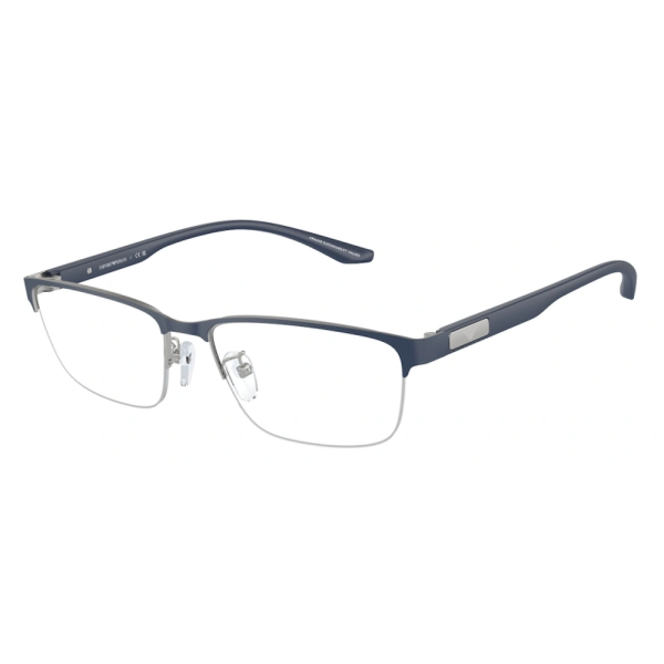 EMPORIO ARMANI EA 1147 3368 Men Optical Frame Matte Silver/Bluette - Image 2