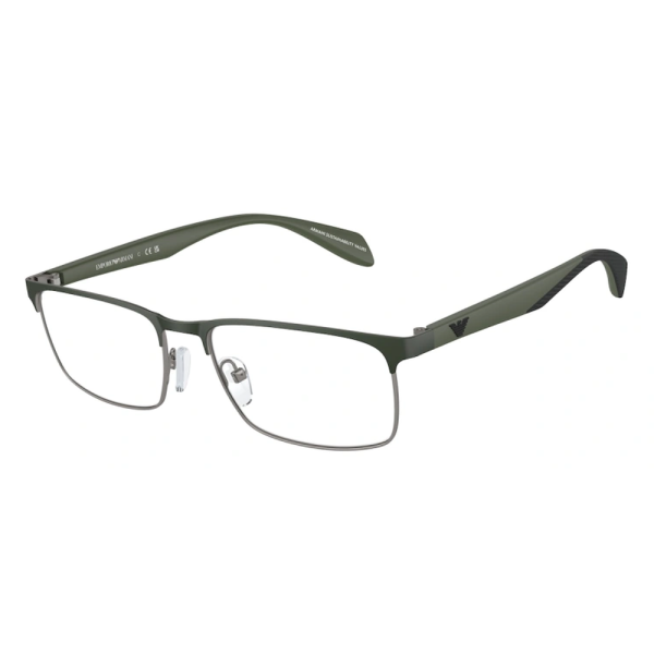 EMPORIO ARMANI EA 1149 3367 Men Optical Matte Gunmetal/Green - Image 2