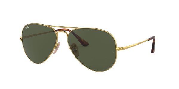 Ray-Ban RB3689 9147/31 Unisex Sunglasses GOLD - Image 2