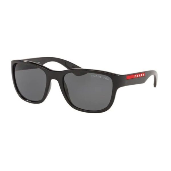 PRADA SPS 01U 1AB-5Z1 Men Sunglasses BLACK - Image 2